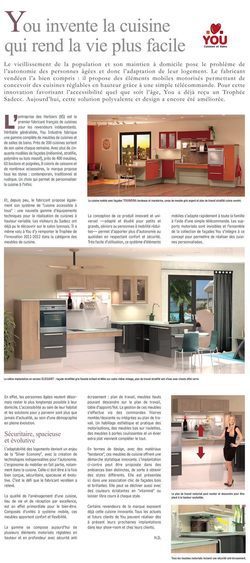 You invente la cuisine qui rend la vie plus facile