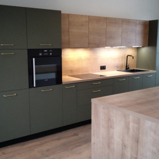 Cuisine verte et bois