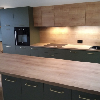 Cuisine verte et bois