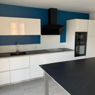 Cuisine noire et blanche