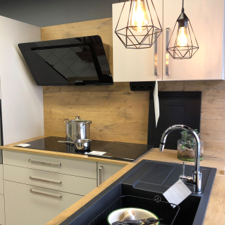 Cuisine bois et noire