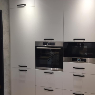 cuisine blanche et bois