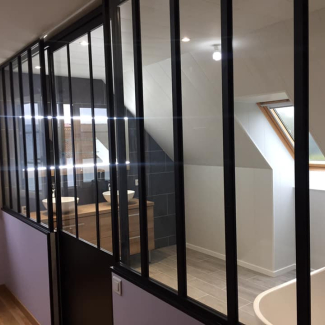 verrière salle de bain