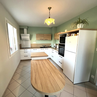 Cuisine blanche en L